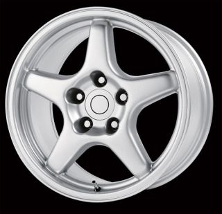 89 90 91 92 93 94 95 96 Vette ZR1 17 5 Spoke Silver Wheels New