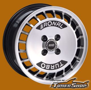 Ronal Turbo Wheels 15x7 Fiat 500 Fiat 500 Abarth 4 Lug 98x4