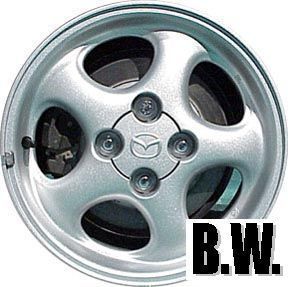 99 00 Mazda MX 5 Miata 14 4x100 Silver Wheel Refinished Factory Rim
