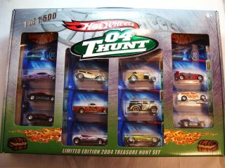 Hot Wheels 2004 Treasure Hunt Box Set Unopened Mint in Mint Box