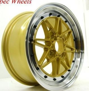 Rota Flashback 15x6 5 4x100 ET40 Royal Gold Wheels