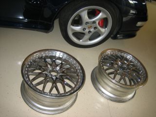 Porsche Work R18 Wheels Rims 2 Pieces 5x130 Forged Felgen Osaka Japan