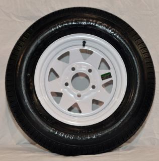 St 205 75R14 Radial Trailer Tire 14 White Spoke Wheel