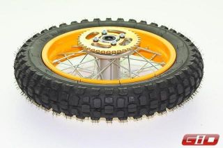 125cc Dirt Bike Rear Wheel Complete