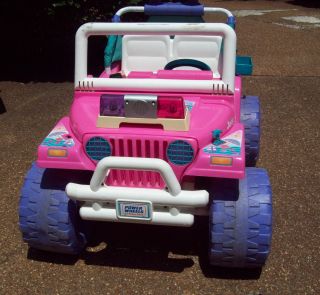 Power Wheels Beach Ranger Barbie Jeep