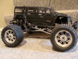 and Metal Case New Parts Custom Hummer Body Extra Wheels Gas RC