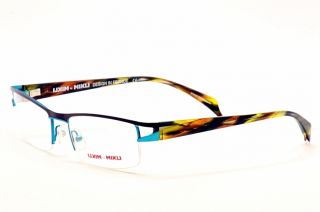 Mikli Eyeglasses ML1101 ml 1101 Tortoise Half Rim Optical Frame