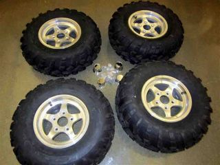 ATV 12x7 Douglas Wheels with Carlisle Tires Set of 4 New