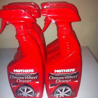 Lot of 6 Mothers 05824 Chrome Wire Wheel Cleaner Spray 24 Oz