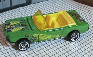 Hotwheels Green 65 Mustang Thailand Base Mint