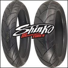 Shinko 190 50 17 120 60 17 005 Advance Motorcycle Tire Set