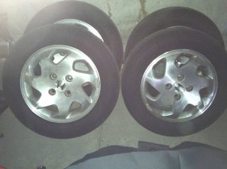 Tires and Rims Off of A 2001 Honda Accord