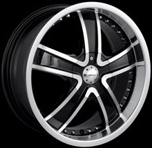 New 18 Veloche 565 Velvet Black Rim Wheels