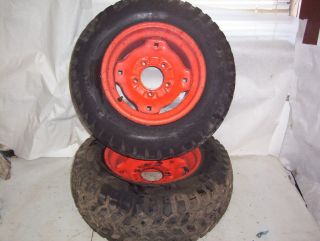 Case 222 Tractor Rear Tires Rims