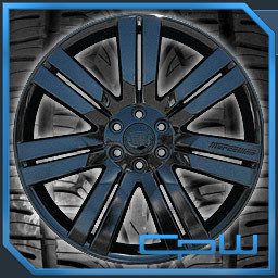 24 inch Cadillac Escalade Wheels Rims Tires Package Gloss Black 6 Lug