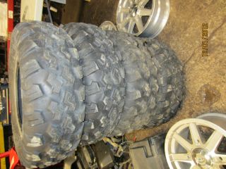 Set of 4 Used Maxxis M9805 Tires from A 2011 Sportsman 550 with 710KMS