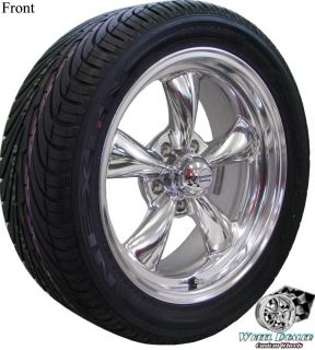 17x7 17x9 POLISHED REV CLASSIC 100 WHEELS TIRES FOR OLDSMOBILE CUTLASS
