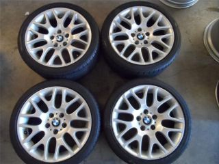 BMW 3 Series 325 328 330 335 Snowflake Mesh Wheels w Tirs Nice