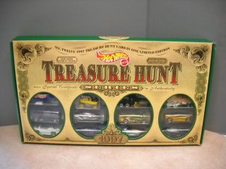 Hot Wheels 1997 Treasure Hunt 12 Car Set in Box 1 of 5000