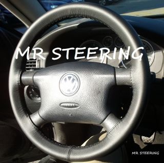 Fits VW Passat Italian Leather Steering Wheel Cover New