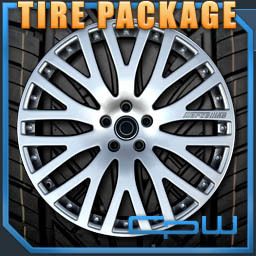 730 740 750 760 7 Series Hyper Silver Wheels Rims with Tires