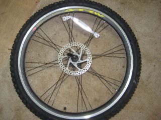 26 Swift Arriv Bicycle Bike Wheel Rim w Tire and Disc Brake Rotor