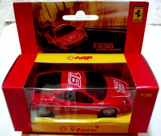 Shell Hot Wheels Mattel Ferrari F430 Challenge Car Model 1 38 Limited