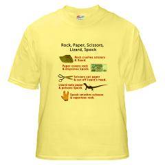 Rock Paper Scissors Lizard Spock T Shirt by fanheaven