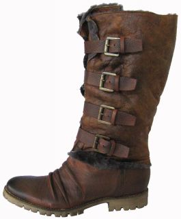 Boutique 9 Womens Trystin Leather Buckle Boots