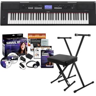 Exclusively at Kraft MusicOur Yamaha NPV60 HOME ESSENTIALS BUNDLE
