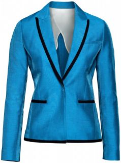 Red Carpet Collection Blue Blazer Tuxedo Jacket Shorts Suit EUR 38