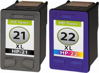 für alle HP Drucker mit den Patronen Nr. 21 bzw. 22 mit und ohne XL