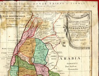 Israel Karte 1750,Karl Wilhelm Ferdinand v. Braunschweig Lüneburg