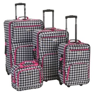 Rockland Fashion 4 pc. Expandable Luggage Set   Pink Kensington
