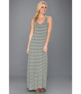 Splendid White Stripe Maxi Dress Womens Dress (Multi)