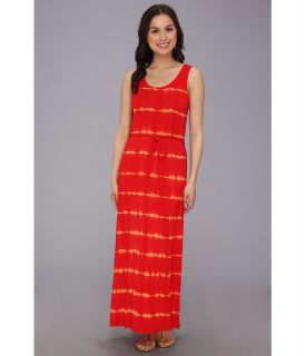 kensie Tie Dye Dress Womens Dress (Red)