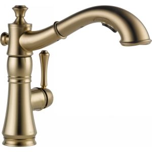 Delta Faucet 4197 CZ DST Cassidy Single Handle Pull Out Kitchen Faucet