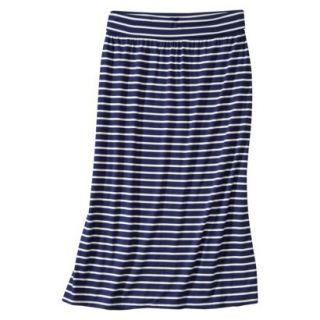 Mossimo Supply Co. Juniors Foldover Waist Maxi Skirt   Blue/White 2