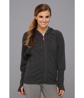 New Balance Fashion Full Zip Hoodie Womens Sweatshirt (Gray)
