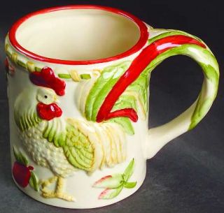 Royal Doulton Chanticlair Sculpted Mug, Fine China Dinnerware   Studio, Rooster,