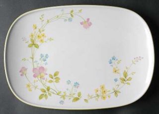 Noritake Clear Day 13 Oval Serving Platter, Fine China Dinnerware   Progression
