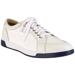 Cole Haan Mens Vartan Sport Oxford White White Canvas Shoes   C12396
