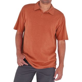 Royal Robbins Flynn Cricket Shirt   UPF 50+  Short Sleeve (For Men)   BRICK (XL )