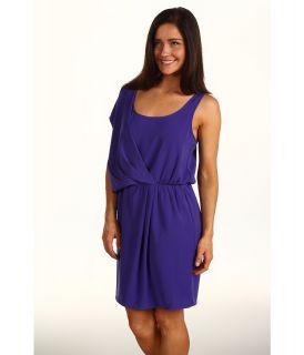 DKNYC Asymmetrical Racerback Dress Womens Dress (Blue)