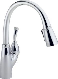 Delta 989DST Allora SingleHandle PullOut Kitchen Faucet Chrome