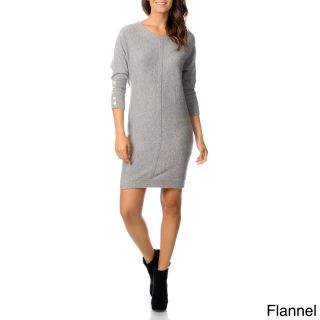 Ply Cashmere Womens Boat Neck Sweater Dress