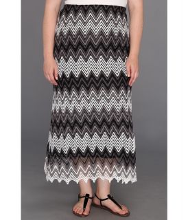 Karen Kane Plus Size Los Feliz Lace Skirt Womens Skirt (Multi)