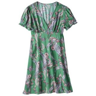 Mossimo Supply Co. Juniors Cap Sleeve Dress   Green L(11 13)