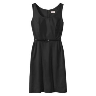 Merona Petites Sleeveless Fitted Dress   Black XLP