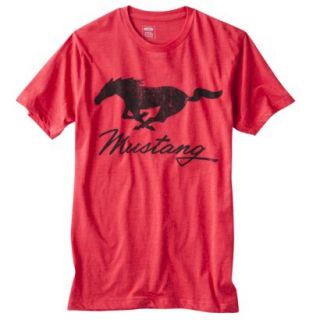 Mens Ford Mustang Graphic Tee   Red XL